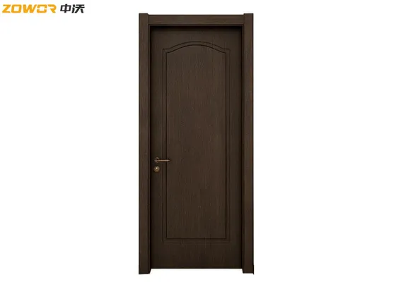 45mm Walnut Veneer Painting Solid Plain Wooden Door