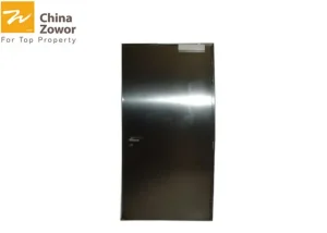 60 Min Fire Rating 45 Mm Emergency Exit Stainless Steel Fire Rated Doors For Commercial Buildings