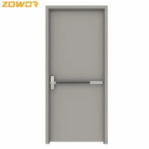 60 Minutes Steel Exit Doors Orange Color Painting Finish/ Easy To Install