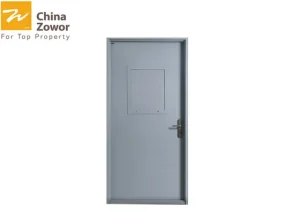 BS Standard Flush Panel Gal. Steel Insulated Fire Door/ 1 Hour Fire Rated Exterior Doors
