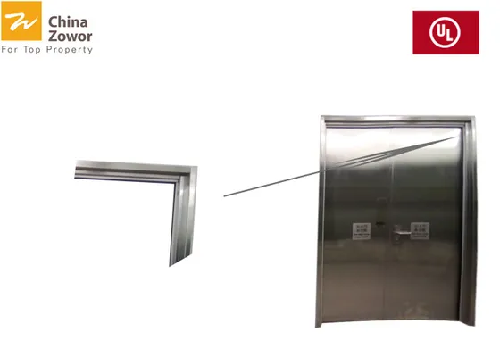 Double Leaf Flush Panel 304 Stainless Steel Fire Rated Doors/ China Supplier in Kuala Lumpur