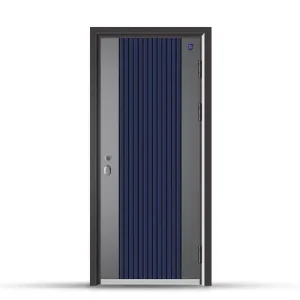 Entry Door Security Armored Stainless Steel Entrance Metal Front Door For Villa