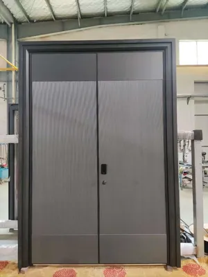 Excellent Cast Zinc Alloy UL Listed Fire Door With Aluminum Honeycomb Inner Filling