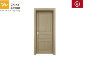 High Compressive Strength Solid Wood Internal Fire Doors Wear Resistant 1000*2300mm