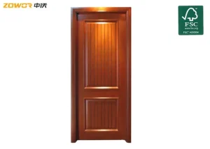 Particle Board Varnish Finished Plain Wooden Door