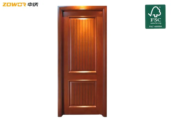 Particle Board Varnish Finished Plain Wooden Door