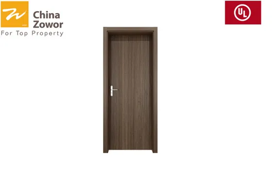 Plywood Fire Door With Steel Frame/60 min Fire Rating/ 45 mm Thick/ Opening Force 60N