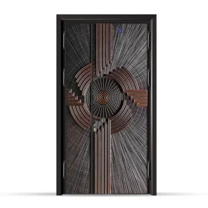 Swig left Villa Entrance Door With Frame Sound Proof Customized Size