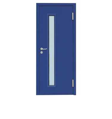 UL Listed 1.5 Hours Steel Fire Escape Doors Powder Coated