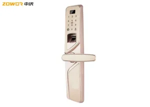 Zinc Alloy L440mm Zigbee Card Fingerprint Door Lock