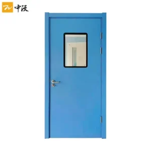 30 Min Vision Glass Panel Exterior Fireproof Hospital Doors