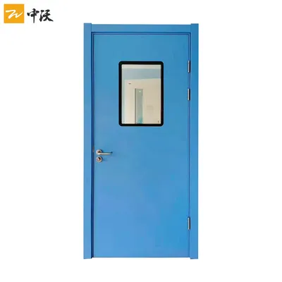 30 Min Vision Glass Panel Exterior Fireproof Hospital Doors