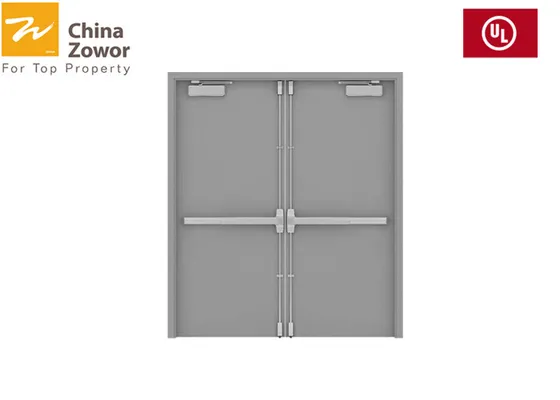Color Optional Single Open 30 Minute Fire Door For Pipeline Well Frame Depth 90 mm