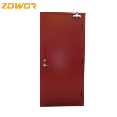 Commercial 1.5 Hour Fire Rated Steel Door Push And Pull Open