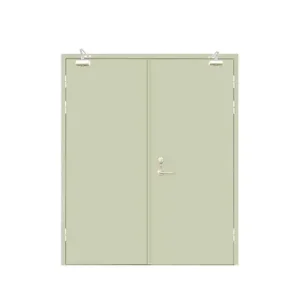 Galvanized Steel Material UL Listed Fire Door 90 Min Prime Paint