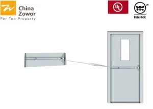 Single Door 6X7' Fire Safety Door 180mins Eco Friendly Fireproof Exterior Door