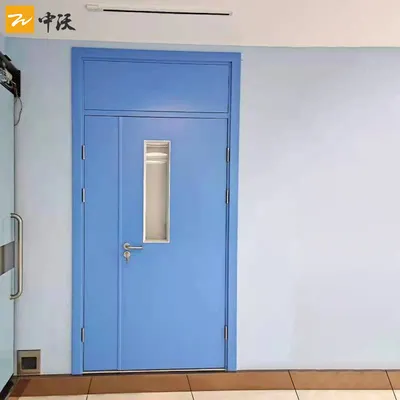 Swing Open Powder Coating Fireproof Hospital Doors