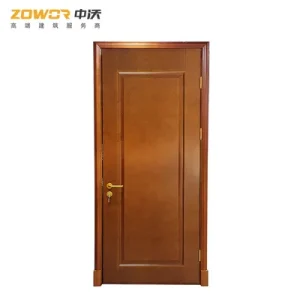 Walnut Wood Grain Finish Left Hand FD30 Fire Door 40 mm Half Hour Fire Door